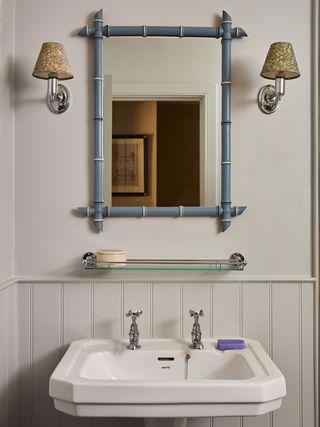 Image may contain Lamp Sink Sink Faucet Basin Art and Painting