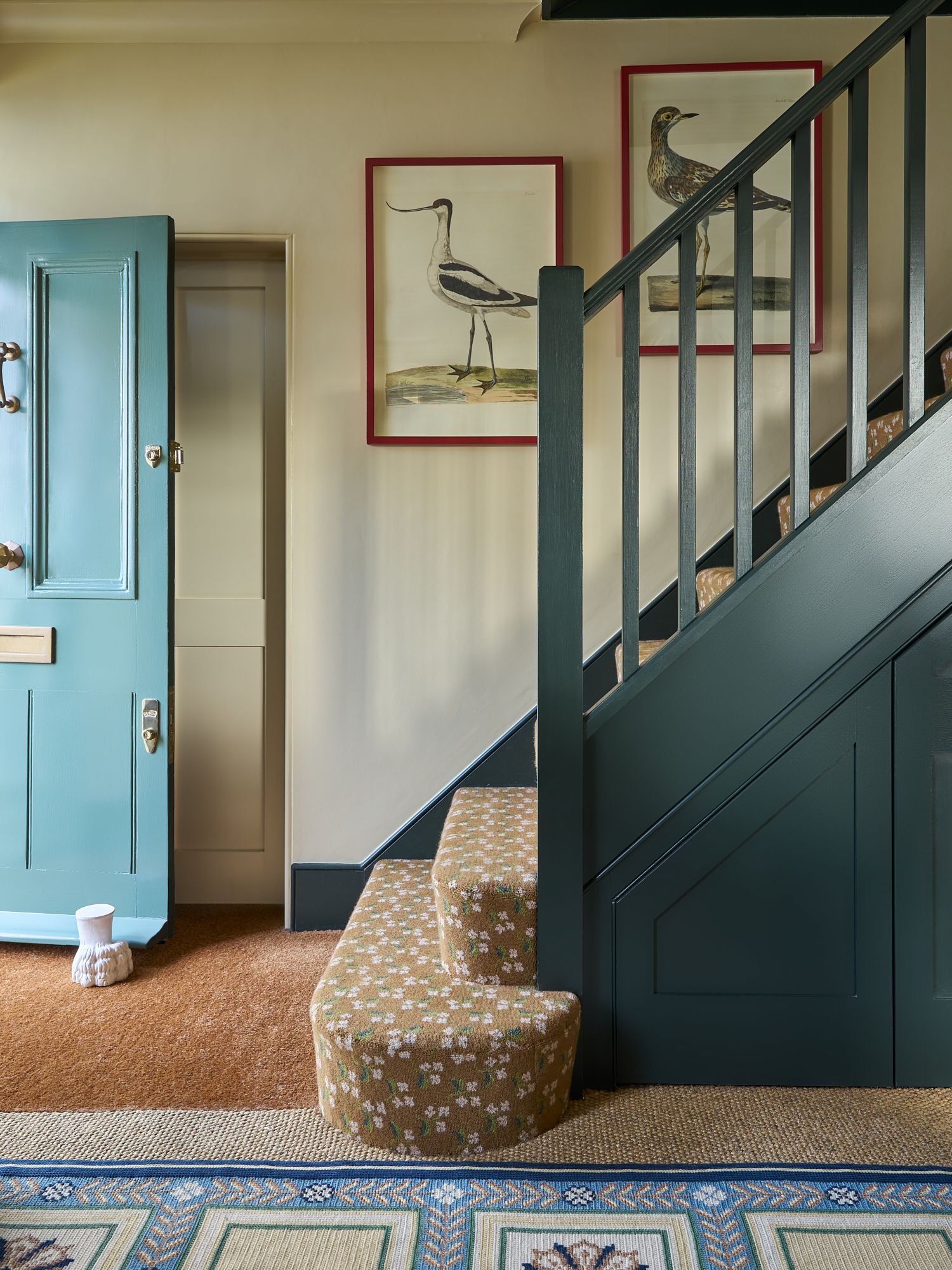 Image may contain Architecture Building House Housing Staircase Foyer Indoors Art Painting and Interior Design