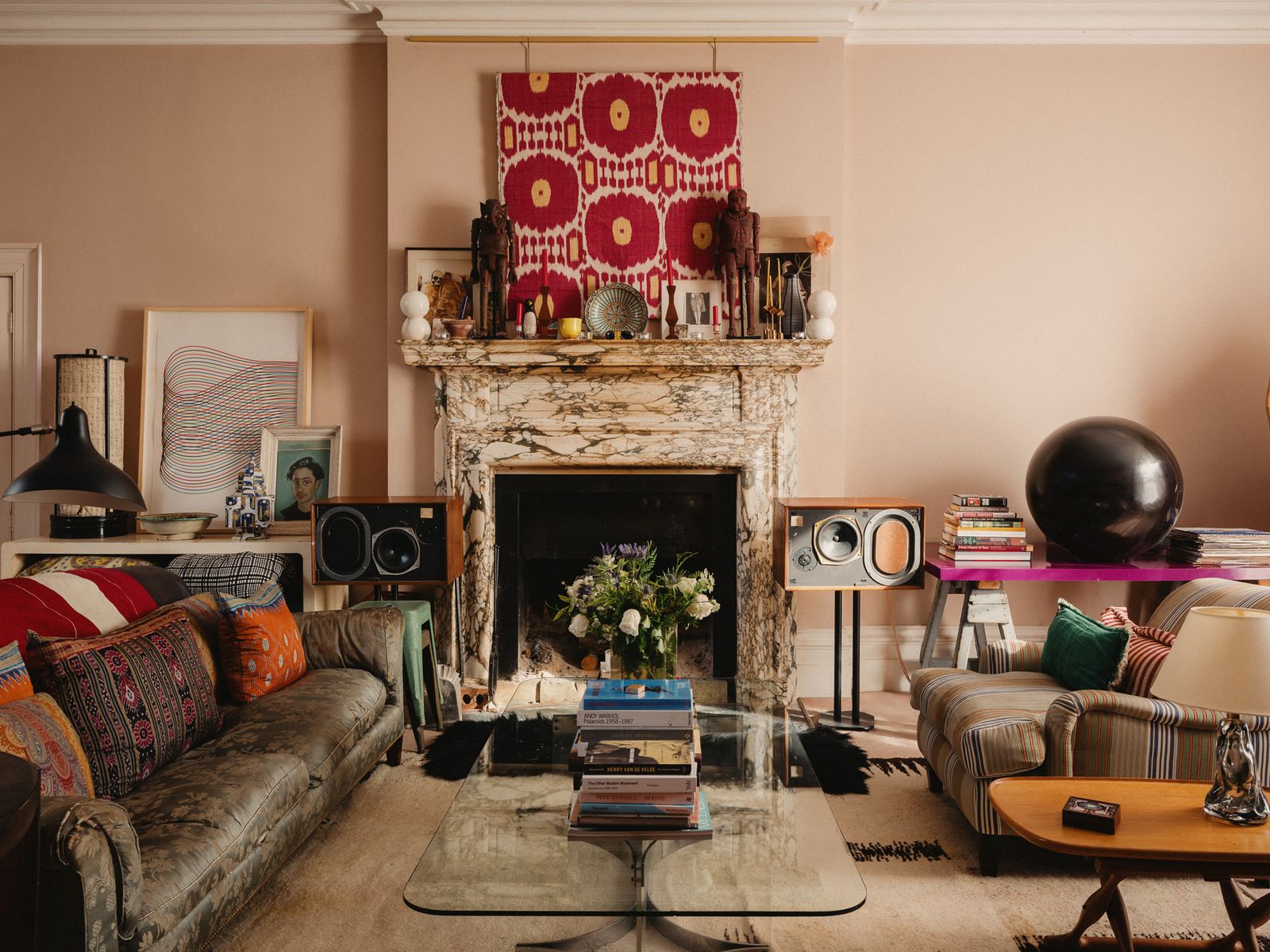 The utterly distinctive Maida Vale flat of interior designer and antiques dealer Adam Bray