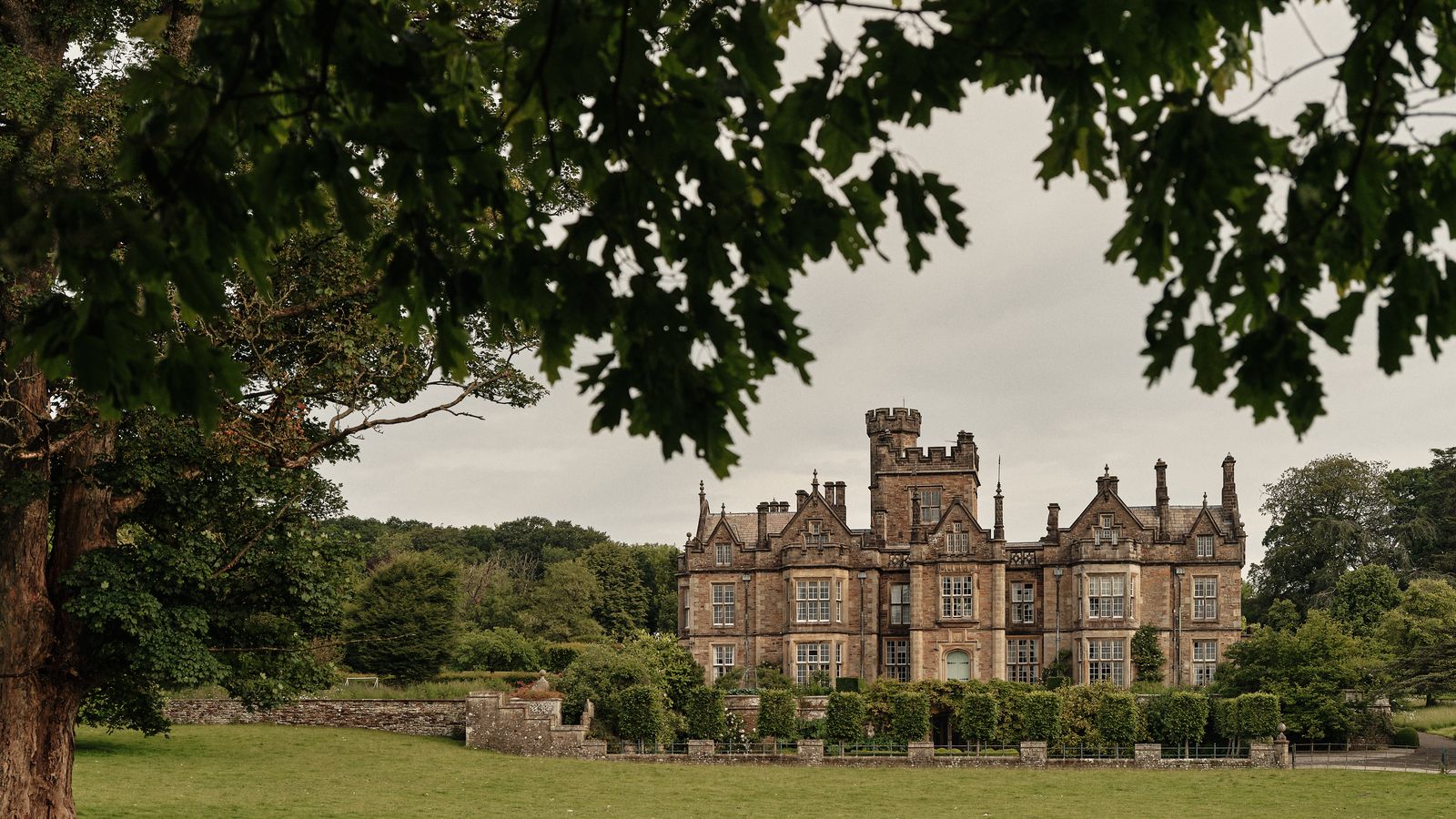 A 19th-century stately home in Lancashire belonging to wallpaper designer Mia Reay