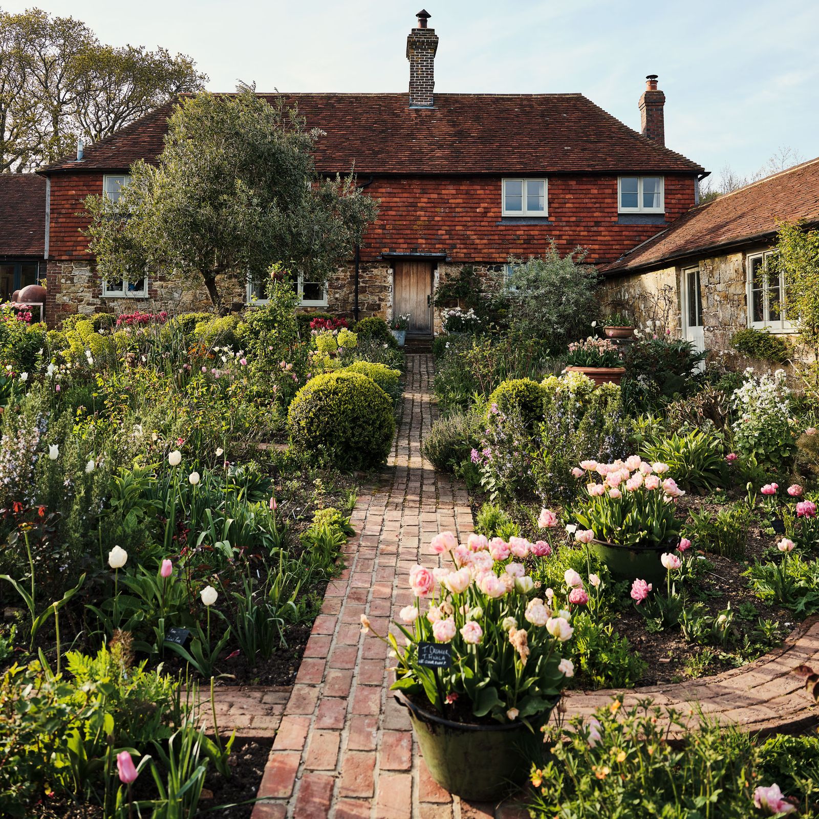 Sarah Raven's East Sussex house and garden, filled with a palette of rich colours