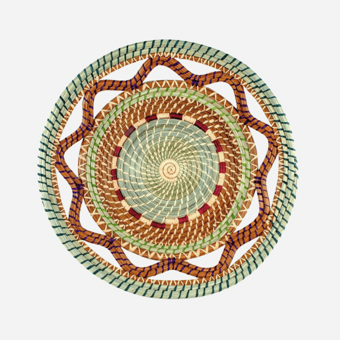 Image may contain: Home Decor, Woven, Animal, Reptile, Snake, Person, Weaving, Rug, Art, and Handicraft